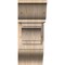 Ekena Millwork Merced Traditional Smooth Bracket w/ Offset Brace, Douglas Fir, 7 1/2"W x 18"D x 18"H BKT0806X18X18MRC01SDF - alternate 2